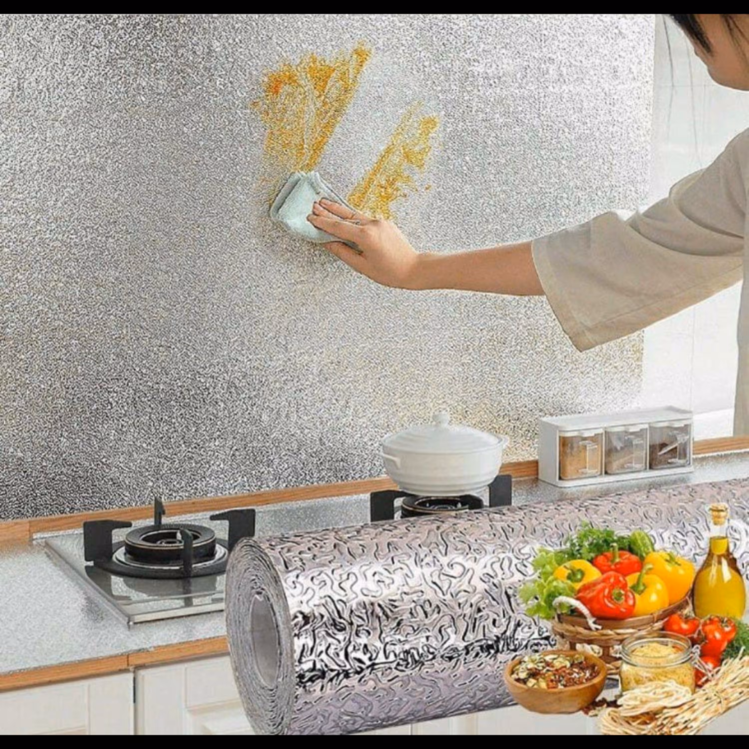 فویل کابینی نسوز ضد رطوبت ضد قارچ طول 3 متر و عرض 61 سانت