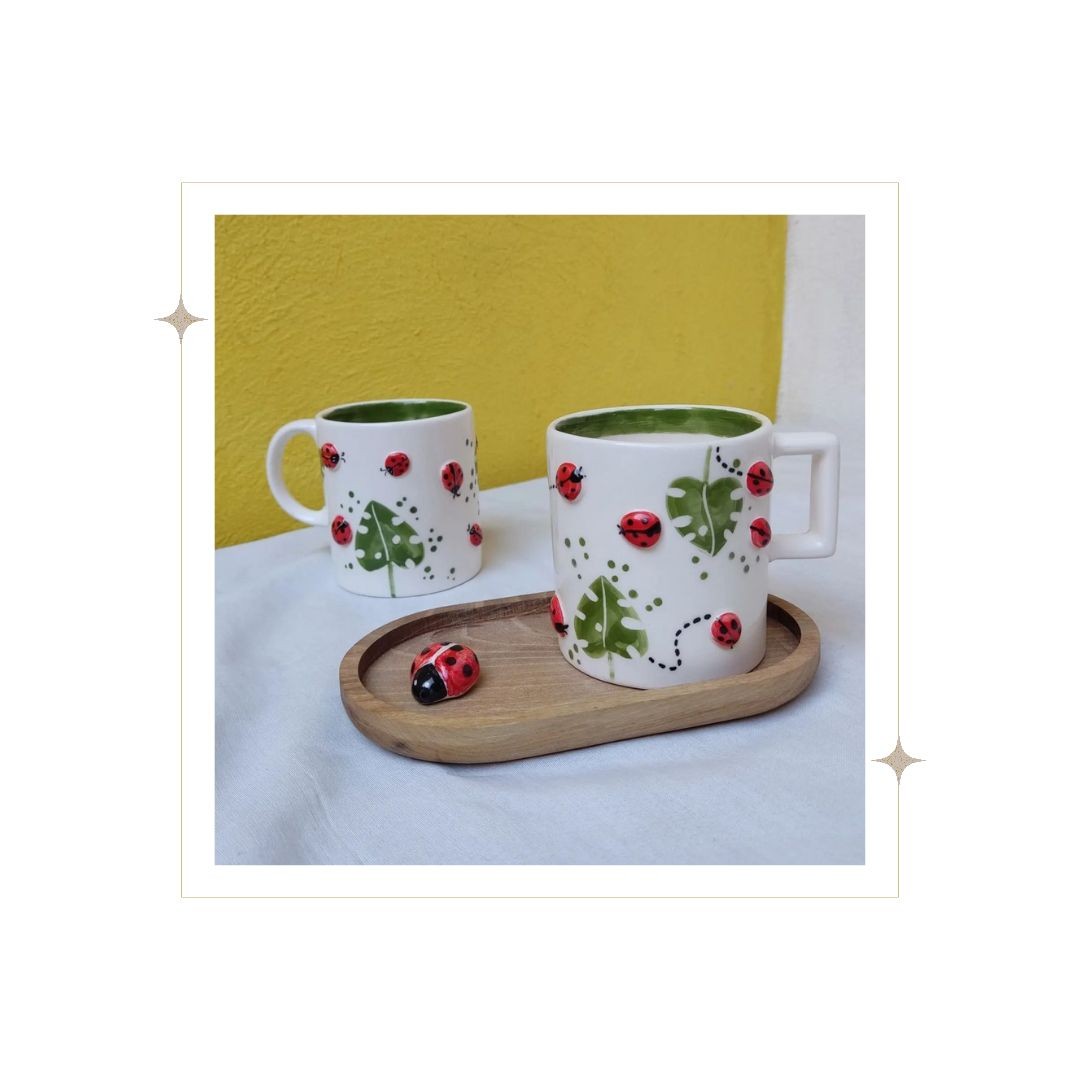  ماگ کفشدوزک، سرامیکِ دست ساز 