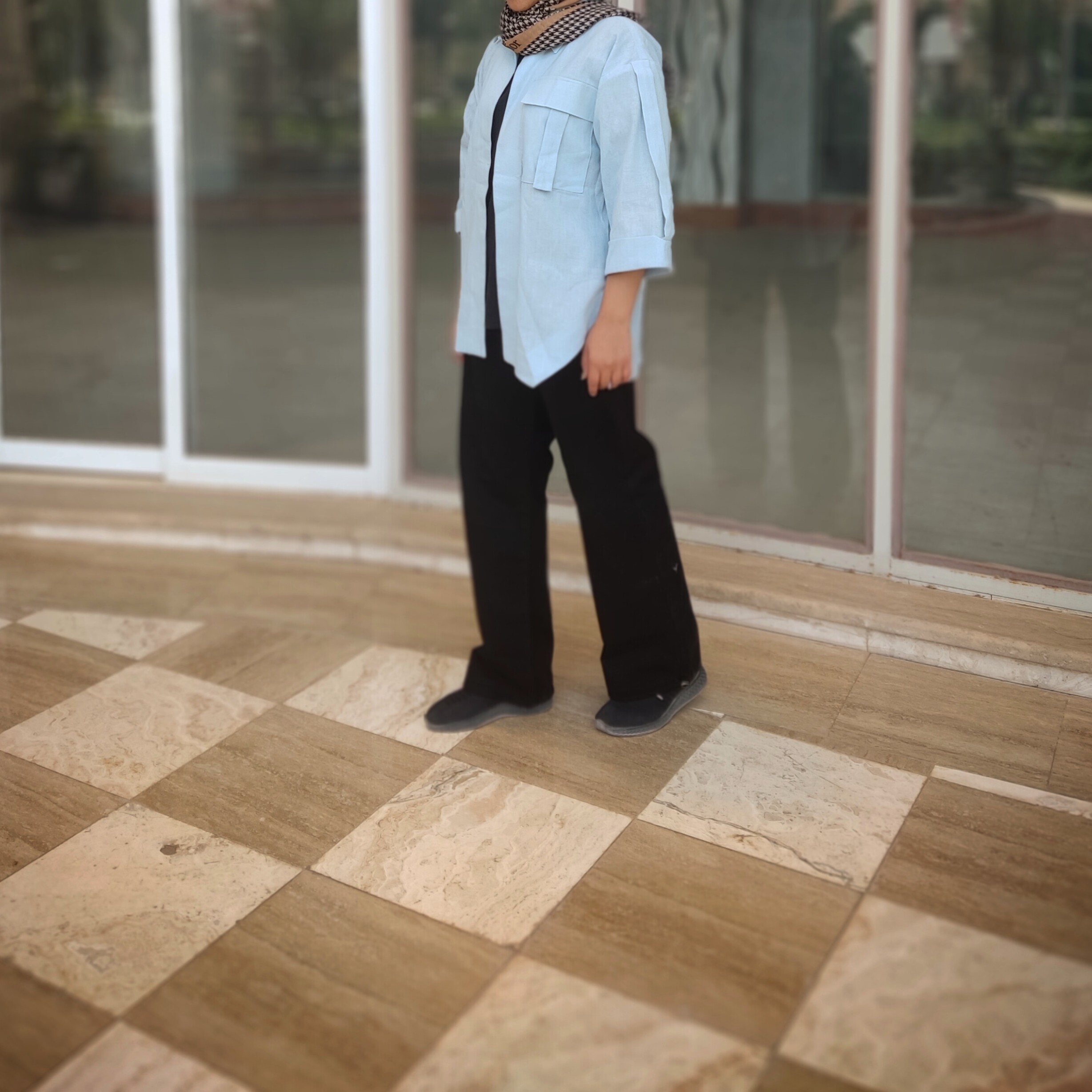شومیز لنین ساده رنگی