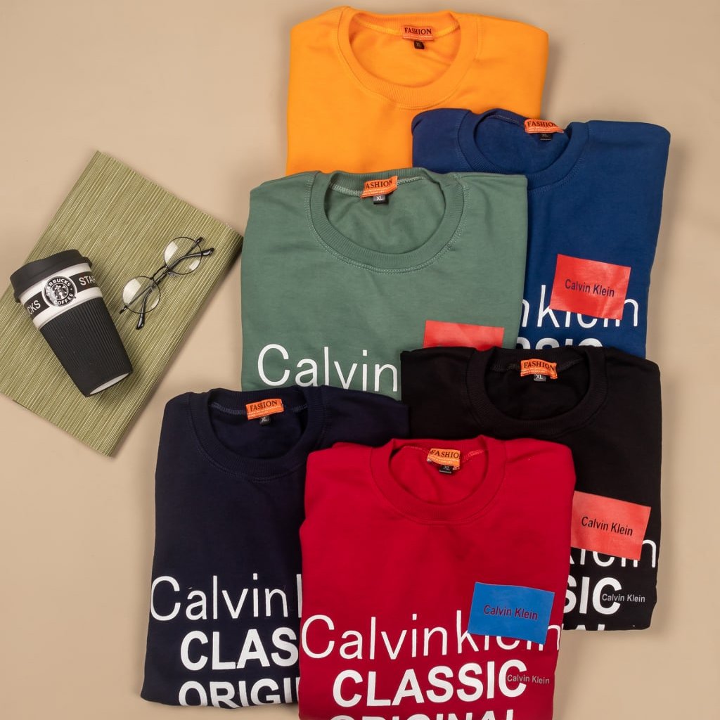 بلوز مردانه یقه گرد دورس چاپی