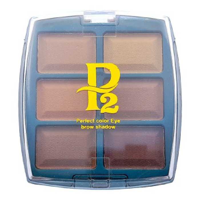 پالت سایه ابرو پی تو 6 رنگ مدل Matt effect شماره 608