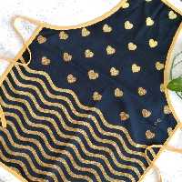 پیشبند مخمل نسوز مدل شارلین طرح 23