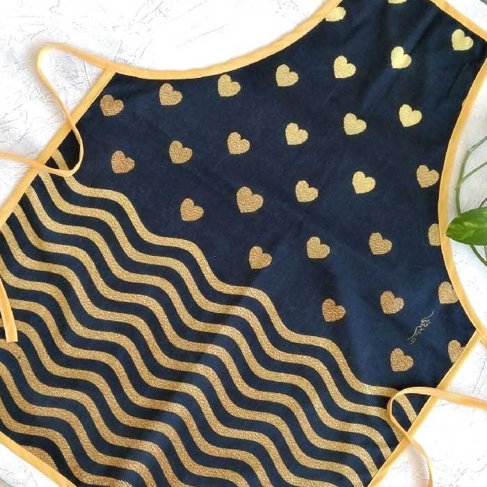 پیشبند مخمل نسوز مدل شارلین طرح 23