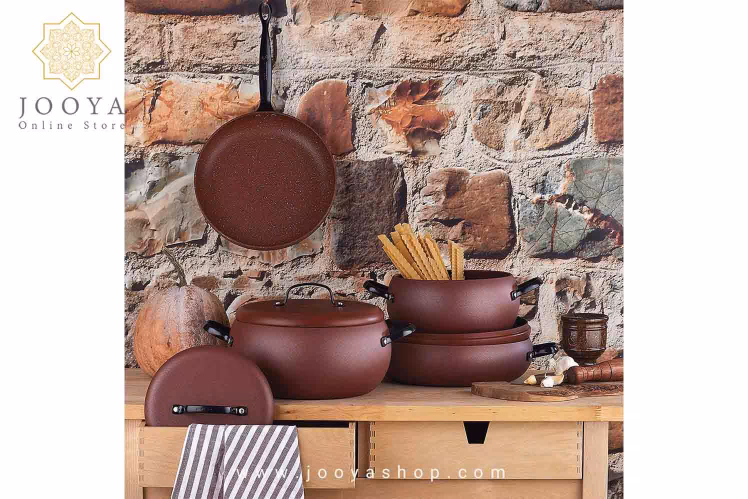 سرویس قابلمه نچسب 7 پارچه جوملک کرکماز