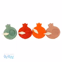 جا شمعی سرامیکی مدل انار رنگی