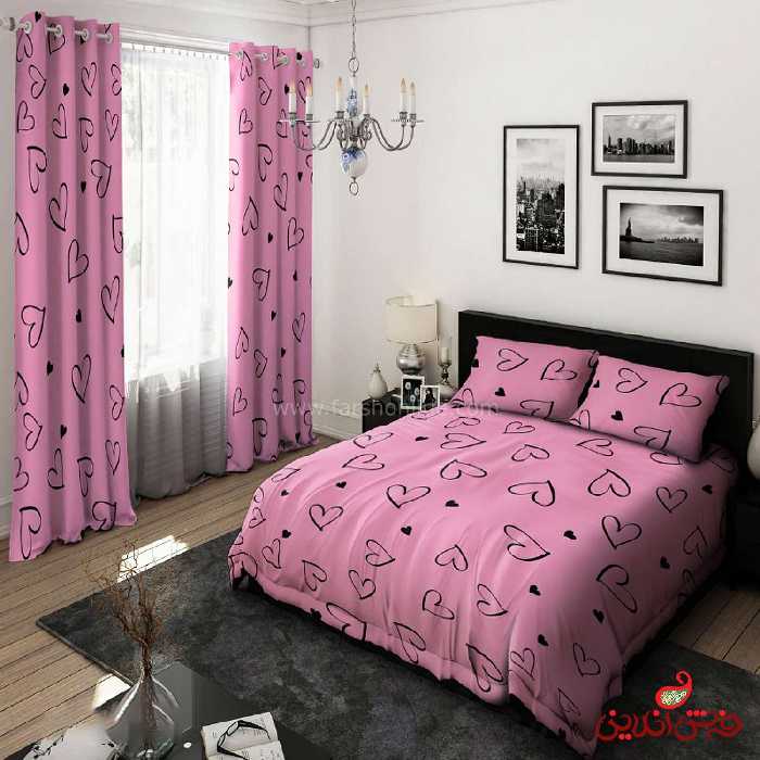 روتختی قلب صورتی  کد 15143