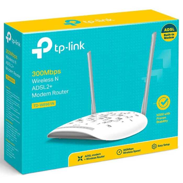 مودم دو آنتنهadsl 300mbps- tplink- مودم روتر بیسیم