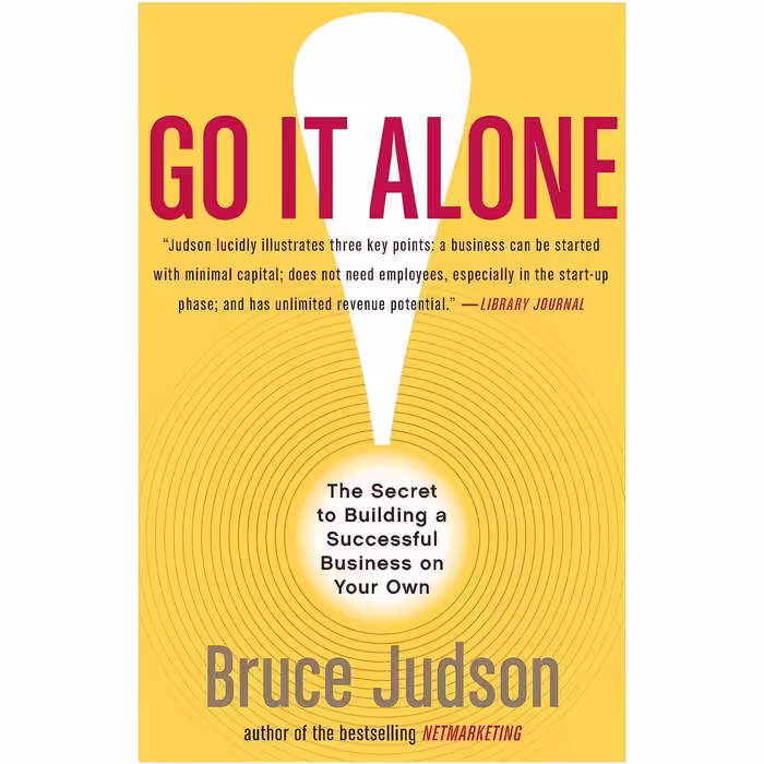 کتاب زبان اصلی Go It alone اثر Bruce Judson انتشارات تازهها