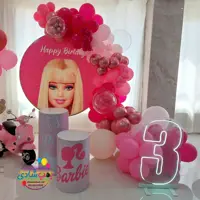 بادکنک آرایی تم باربی در اصفهان 