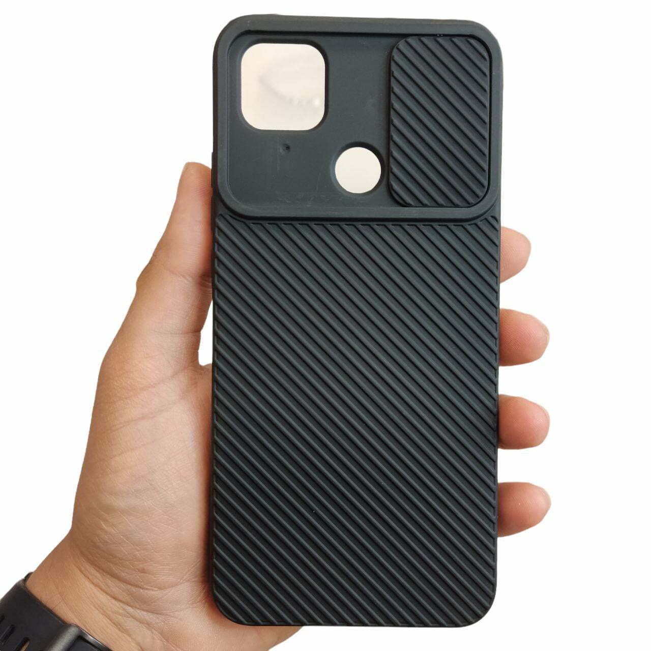 قاب سیلیکونی محافظ لنز دار گوشی ردمی 9C