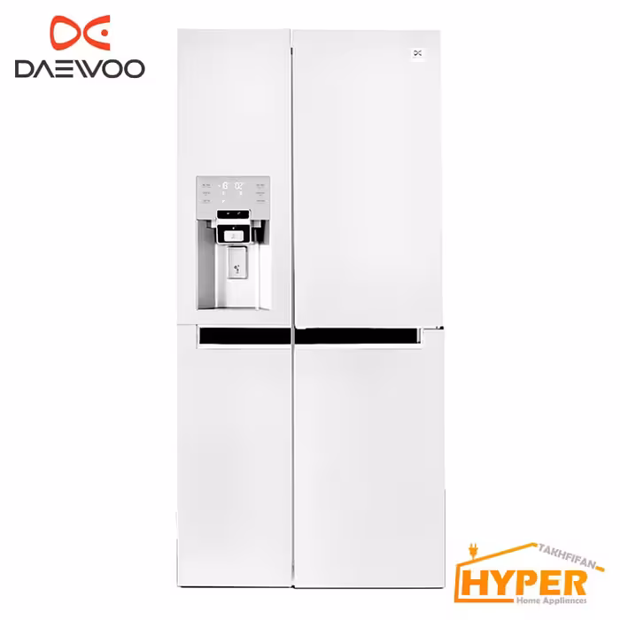یخچال فریزر ساید بای ساید دوو D4S-0036MW سفید متالیک 36 فوت
