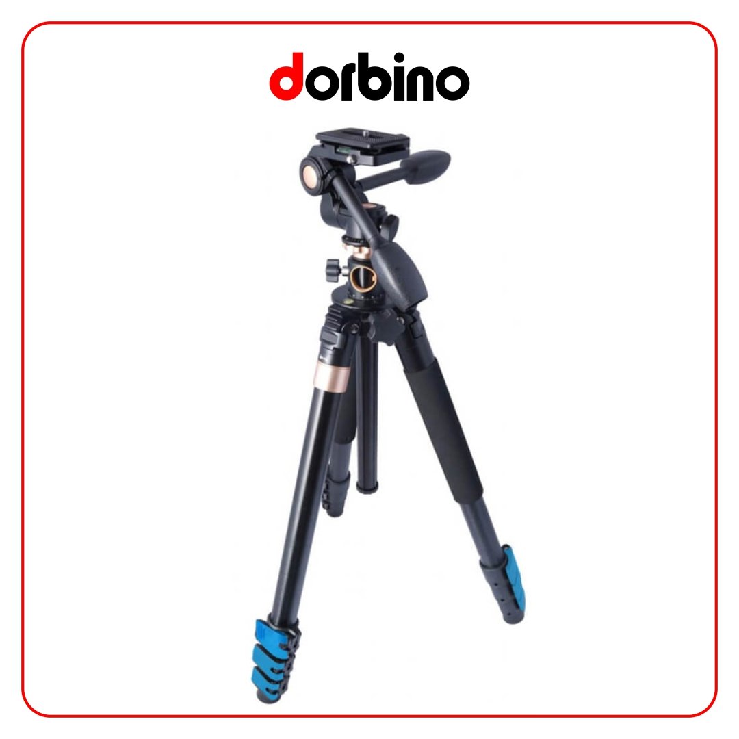 سه پایه بیک Beike q720 Tripod Blue - فروشگاه دوربین دوربینو
