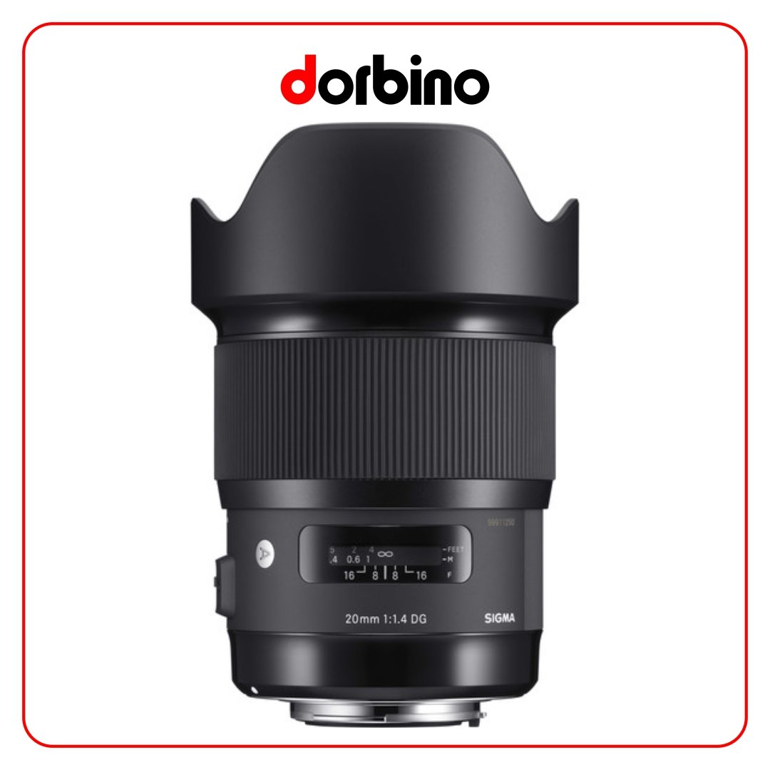 لنز سیگما Sigma 20mm f/1.4 DG HSM Art Lens for Canon EF - فروشگاه دوربین دوربینو