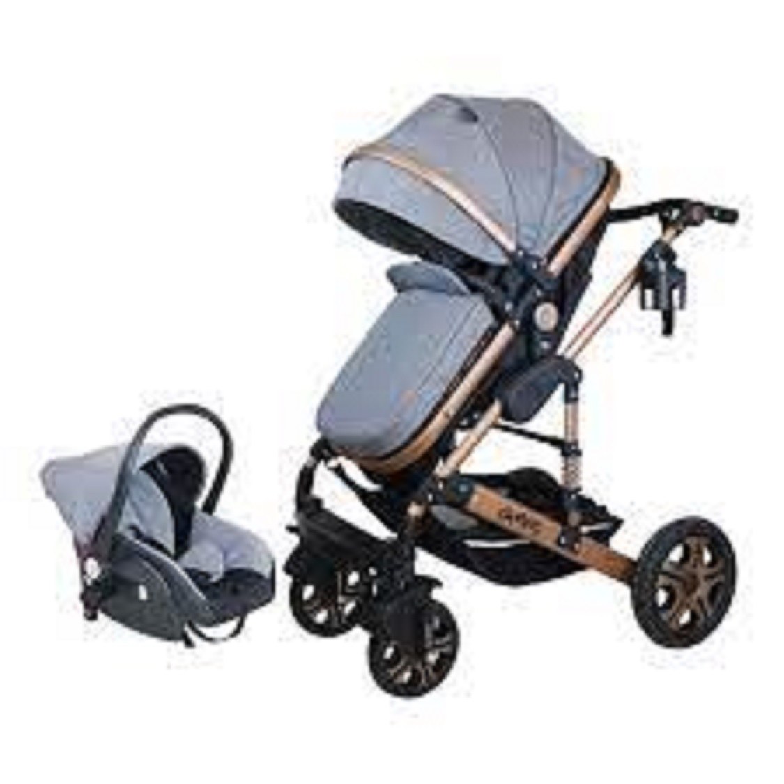 سرویس کالسکه  اسپرینگ ( اسپیدا ) خارجی  بدنه برنزه 2تیکه