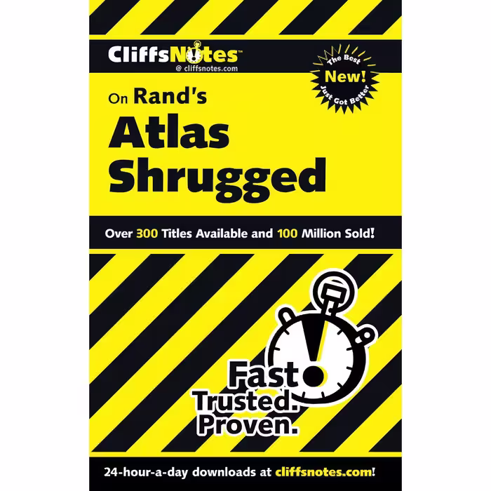 کتاب زبان اصلی CliffsNotes on Rands Atlas Shrugged  اثر Andrew Bernstein