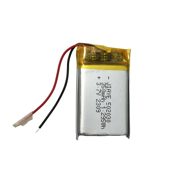 باتری لیتیومی مدل 502030 ظرفیت 350 میلی آمپر ساعت