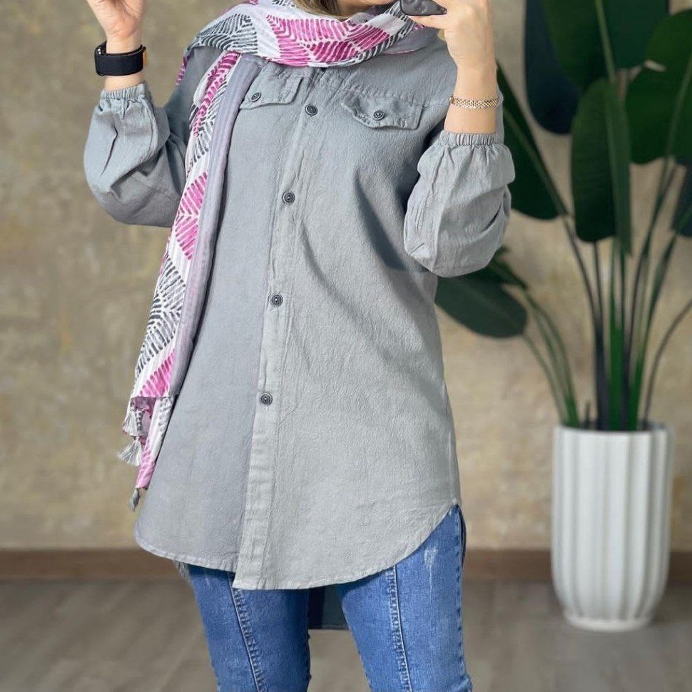 مانتو الیاف درجه یک تابستانه و خنک ارسال رایگان فری سایز زنانه و دخترانه