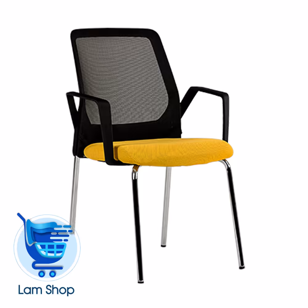 صندلی چهارپایه OCF666i نیلپر پایه مشکی(زمان ارسال 15 تا 25 روز کاری)