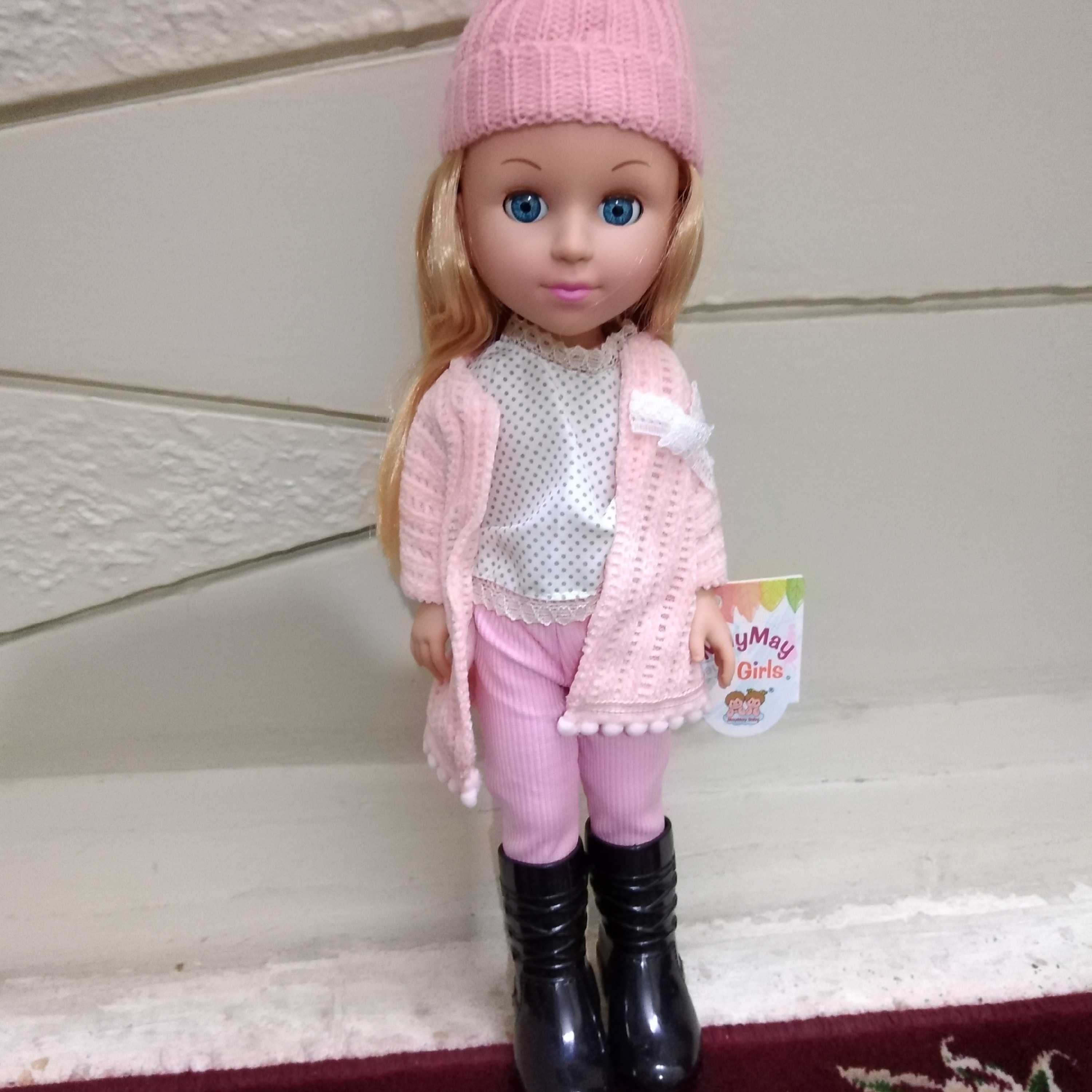 عروسک دخترانه طرح مای مای ارتفاع 36سانتی متر 