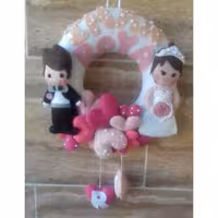 اویز نمدی ازدواج عاشقانه