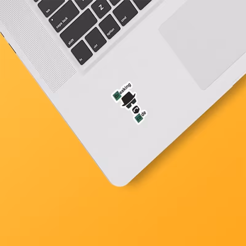 استکیر(برچسب) لپتاپ-طرح breaking bad-کد12-سفارشی