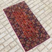 قالیچه دستبافت طرح حروف انگلیسی و فارسی(کد A6)