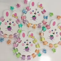 کلیپس کوچک بی بی ده عددی  در چهار طرح مختلف