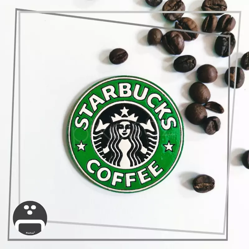 استیکر  - مگنت - پیکسل طرح استار باکس پیکسل ساز - جنس چوبی و نقاشی شده - ضدآب