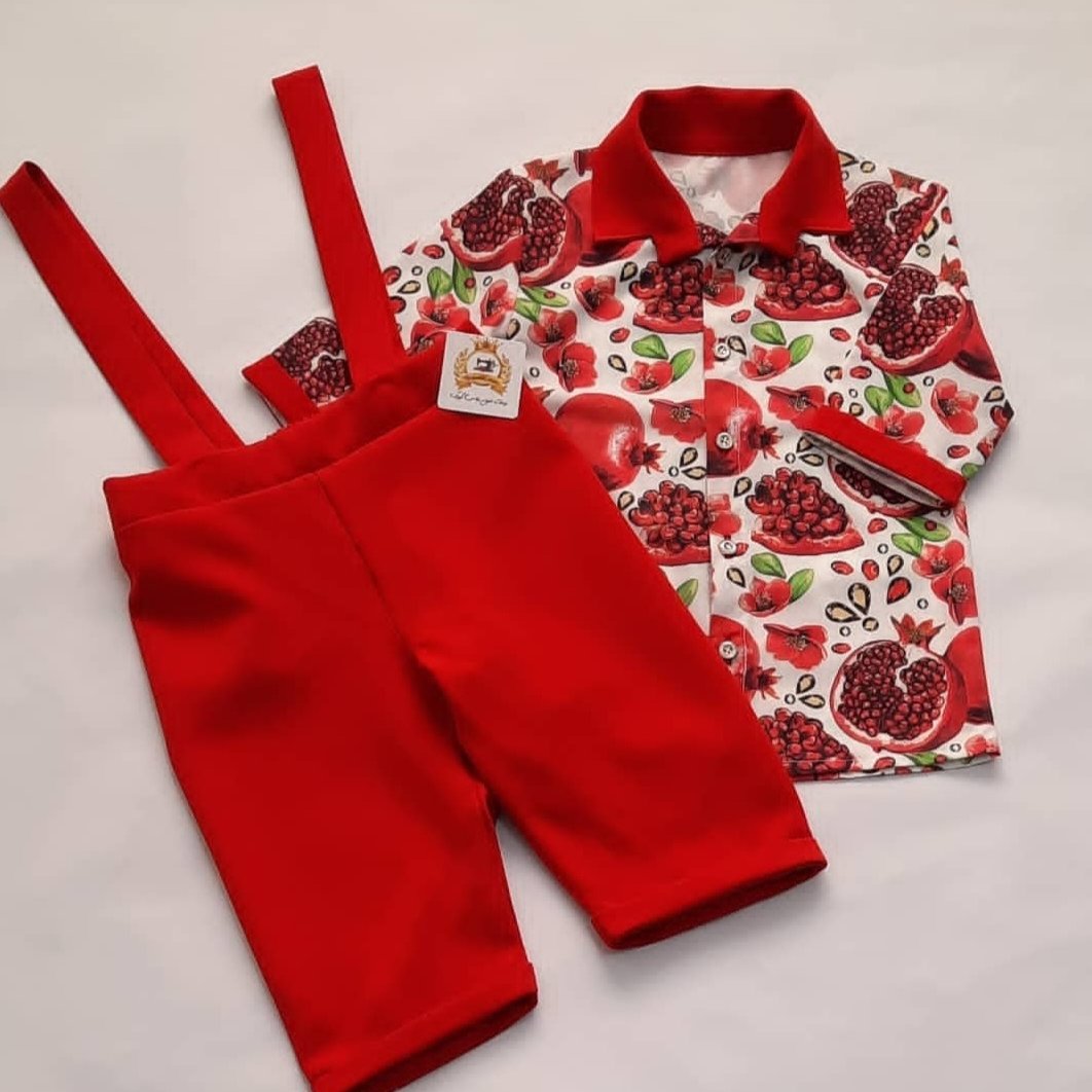 بلوز و شلوارک یلدایی پسرانه