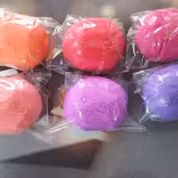 خمیر ایتالیایی پک 6 رنگ 50 گرمی جمعا 300 گرم  هوا خشک مناسب ساخت پیکسل مجسمه زیورآلات گل 