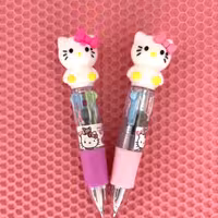 خودکار 12 تایی 4 رنگ کوتاه کیتی       