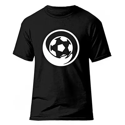 تیشرت فوتسال فشن لاین FUTS 1|مشکی/سفید