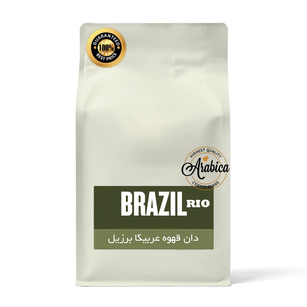 قهوه اسپرسو عربیکا برزیل ریو 100 درصدخالص 1 کیلو دان یا پودر