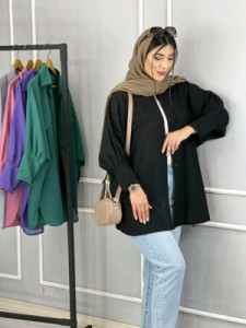 پانچو زنانه حریر مدل میله ای