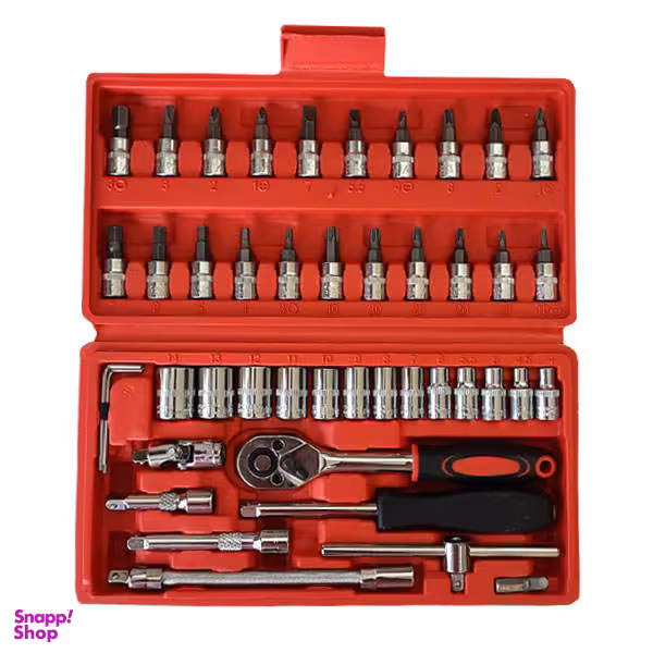 مجموعه 45 عددی آچار و سری بکس مدل PCS45