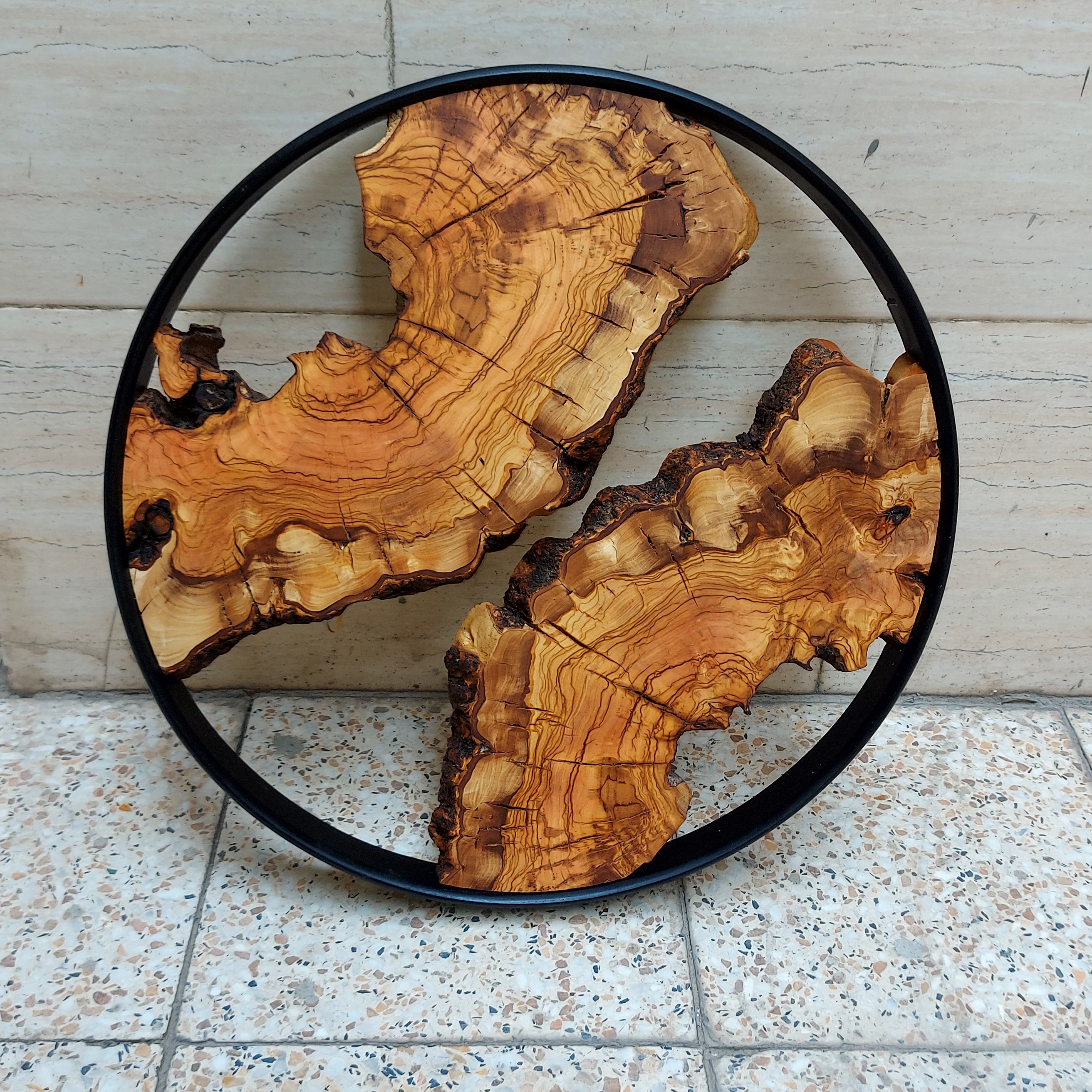 تابلو روستیک چوب زیتون