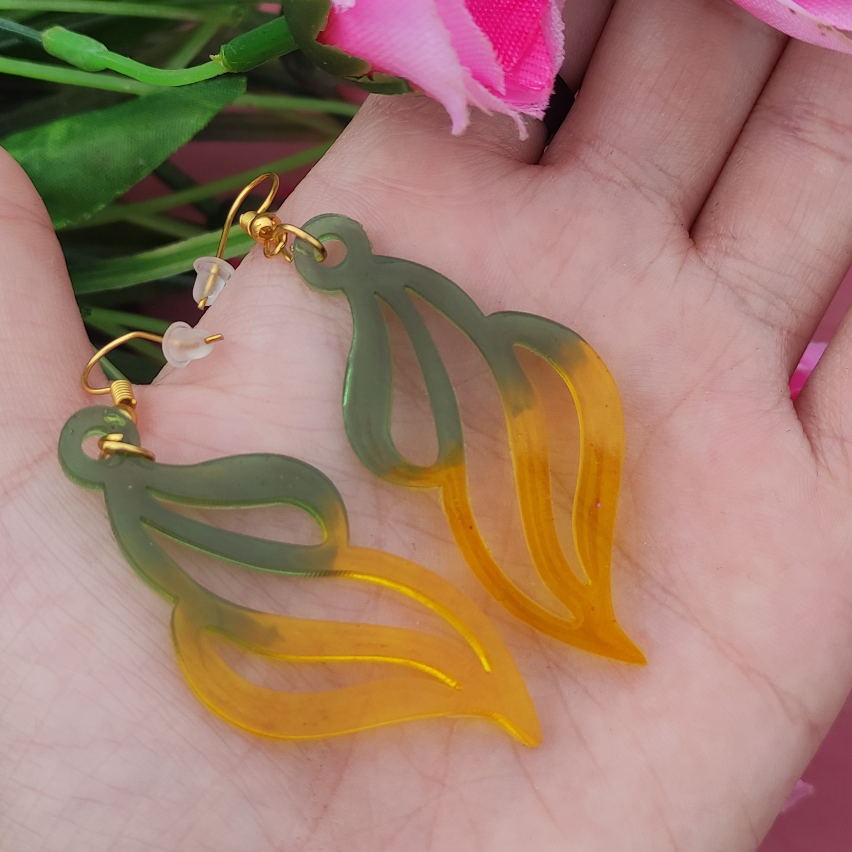گوشواره رزینی