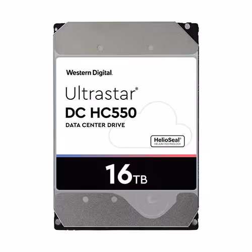 هارد دیسک اینترنال وسترن دیجیتال مدل Ultrastar DC HC550 ظرفیت 16 ترابایت