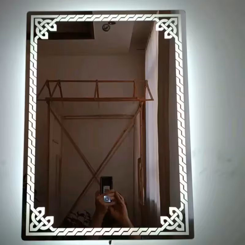اینه بک لایت سایز 60در40 حرکتی لمسی