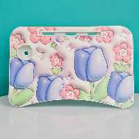 میز تحریر تاشو طرح گل کد 5774816