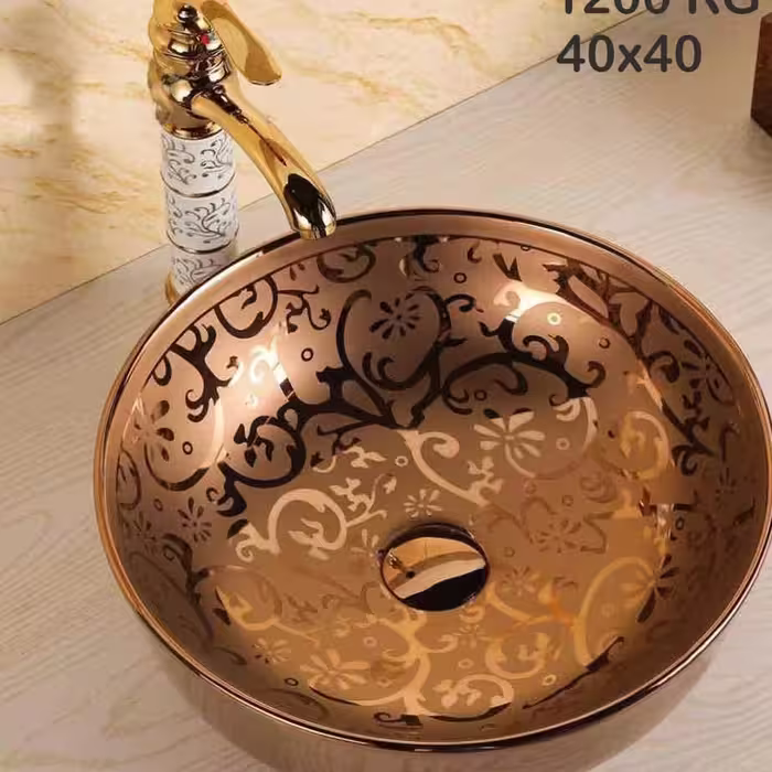 کاسه روشویی وارداتی مسی سرامیکی ارسال به سراسر ایران
