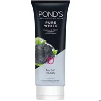 فوم پاک کننده و روشن کننده صورت پوندز حاوی ذغال شارکل Ponds Pure White حجم 100 میل
