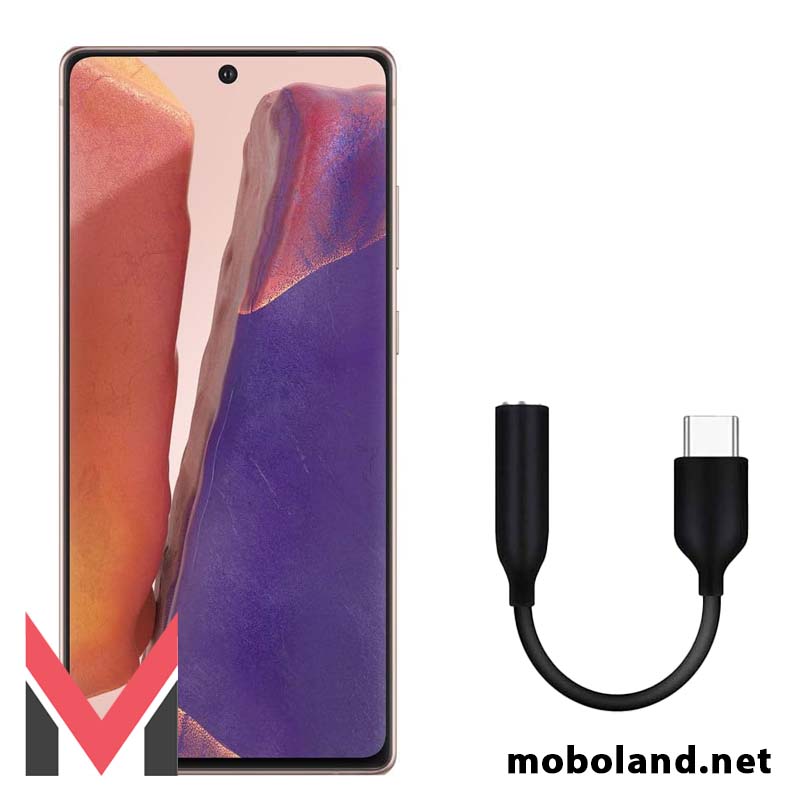 قیمت مبدل تایپ سی به جک صدا سامسونگ Galaxy Note 20 5G - موبولند