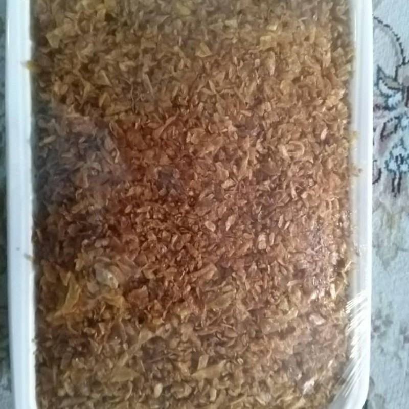 پیاز سرخ شده نگینی  یک  کیلویی 