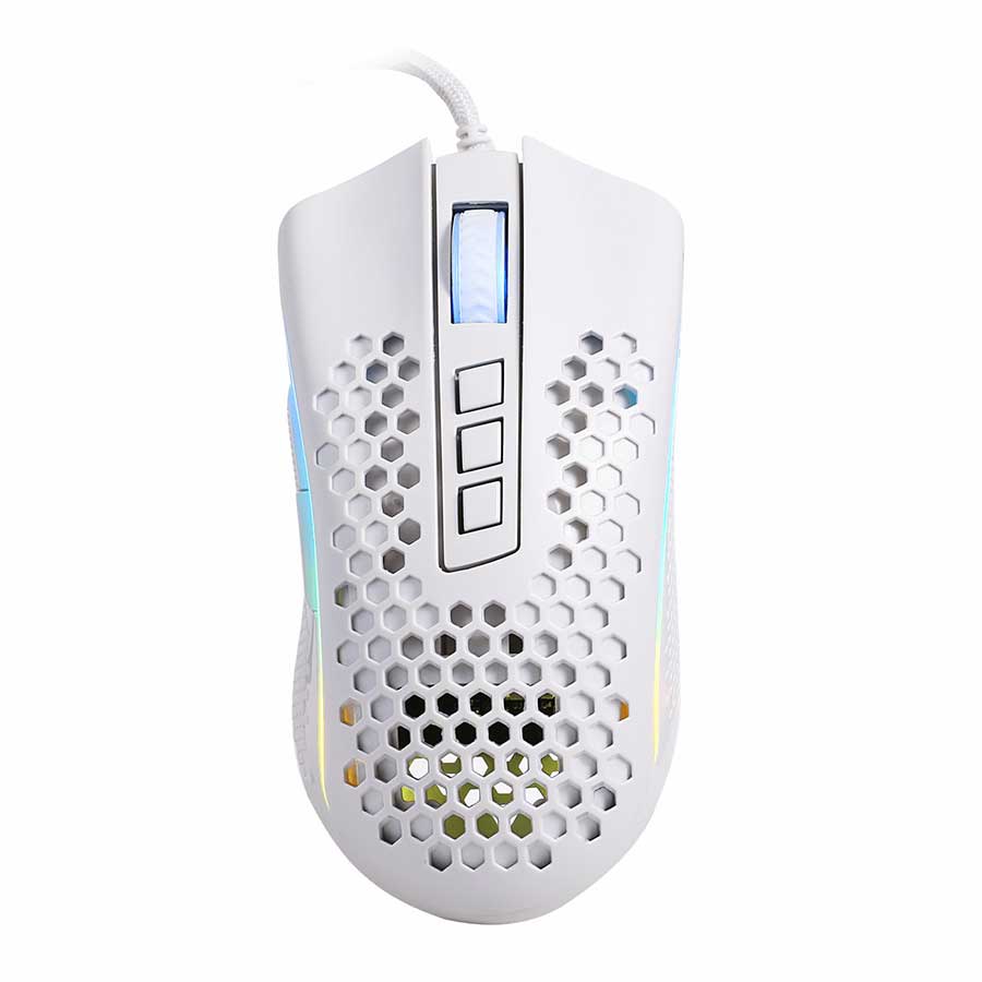 قیمت و خرید ماوس گیمینگ باسیم ردراگون مدل STORM M808 White | یاس ارتباط