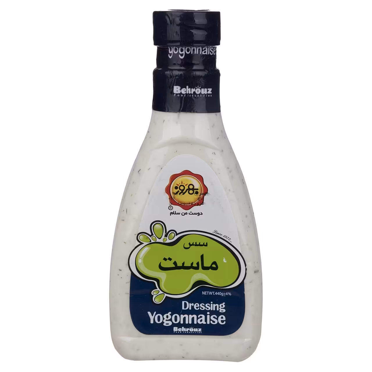 سس ماست بهروز مقدار 440 گرم