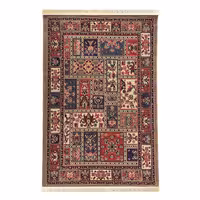 گلیم ماشینی یک و نیم متری  (1.5-1) -  طرح قاب -  فرش و گلیم جزیره