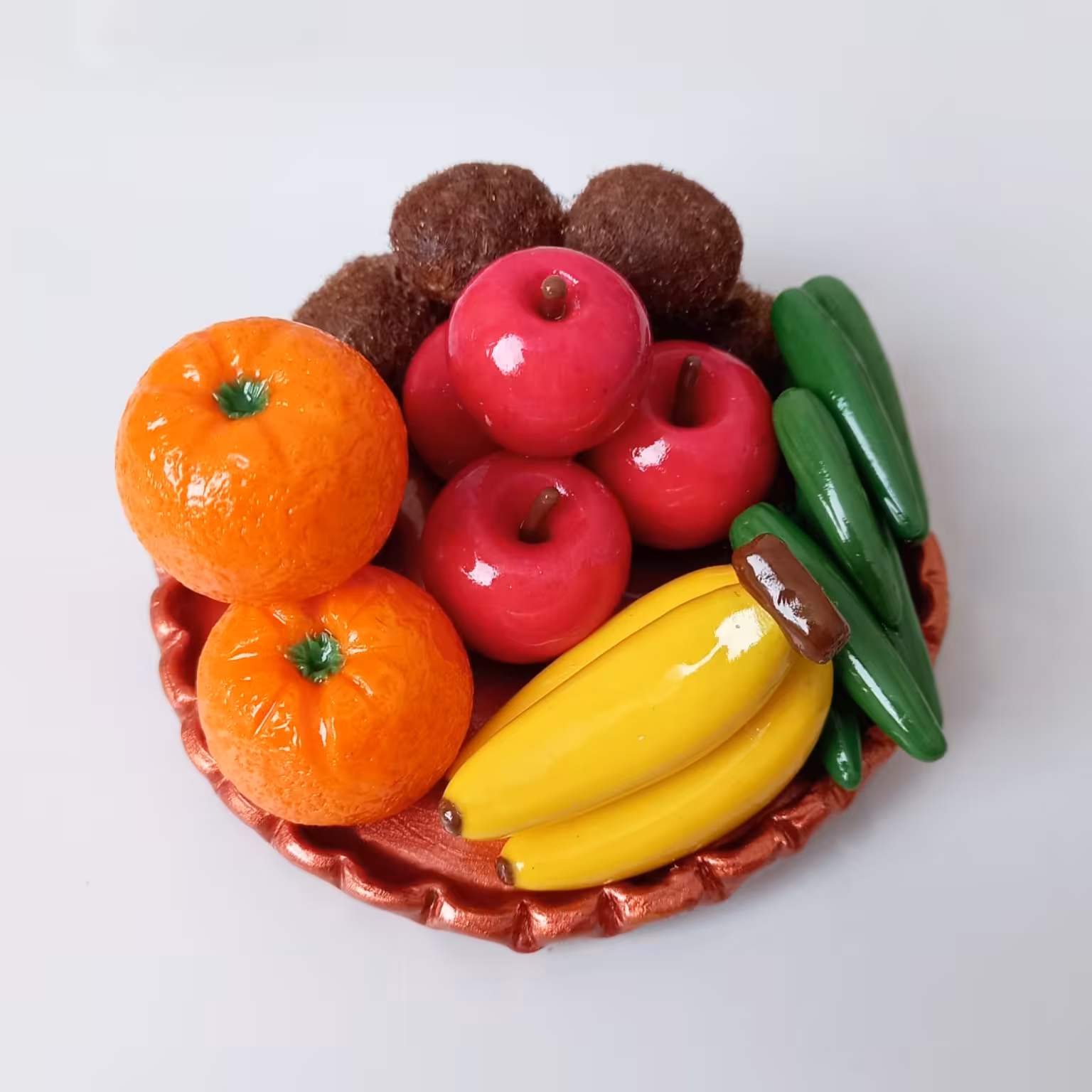 سینی میوه، خمیر ایتالیایی، دستساز ،مناسب برای تزیین