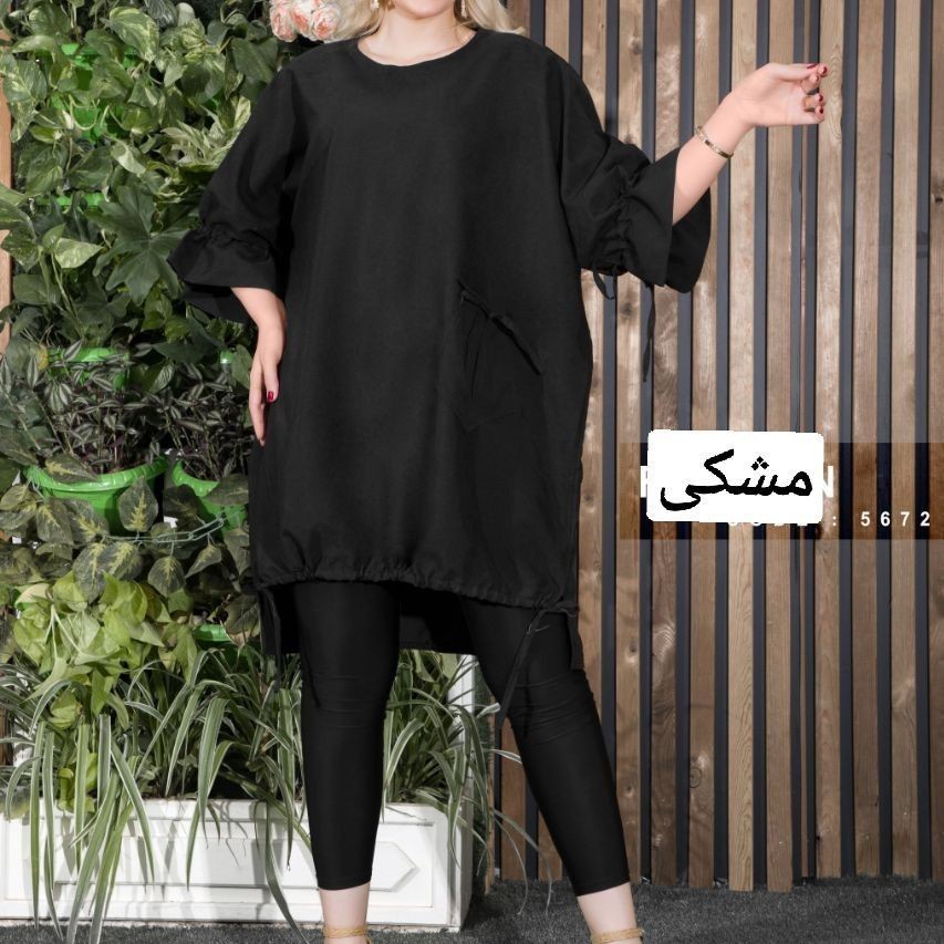 تونیک مانتویی آستین گت جنس میکرو بهاره درجه یک فری سایز 38تا52