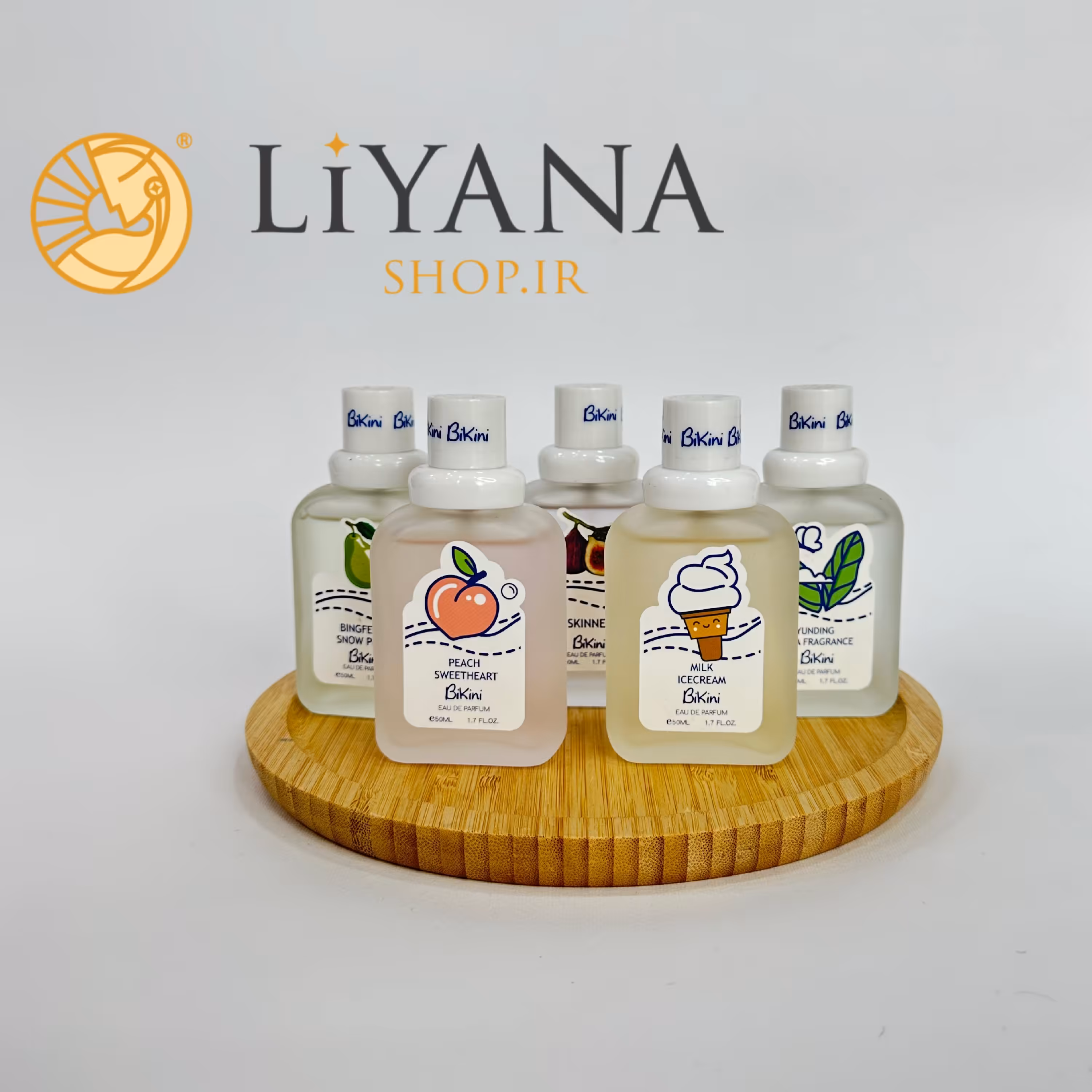 عطر بیکینی وبدن جین میس وارداتی و اورجینال دارای 5 تنوع رایحه  لیاناشاپ